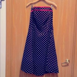 Ruby Rox polka Dot dress 18 EUC crinoline built in